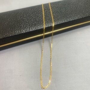 New MENS Or WOMENS 18K Gold Filled Mariner/Anchor Chain Necklace 16 Inch 2mm
